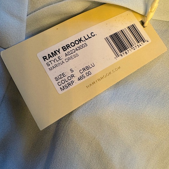 Ramy Brook Marina Long Sleeve Pleated Mini Dress - Picture 5 of 5